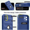 iPhone 12 Rugged Armor Hybird Silicone Back Cover Case Blue