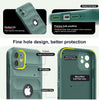 iPhone 12 Rugged Armor Hybird Silicone Back Cover Case Green