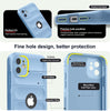 iPhone 12 Rugged Armor Hybird Silicone Back Cover Case Seria Blue