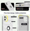iPhone 12 Rugged Armor Hybird Silicone Back Cover Case White
