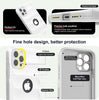 iPhone 13 Pro Max Rugged Armor Hybird Silicone Back Cover Case White