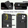 iPhone 15 Rugged Armor Hybird Silicone Back Cover Case Black