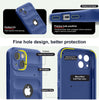 iPhone 14 Plus Rugged Armor Hybird Silicone Back Cover Case Blue