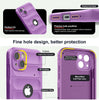 iPhone 15 Plus Rugged Armor Hybird Silicone Back Cover Case Purple