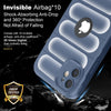 iPhone 12 Rugged Armor Hybird Silicone Back Cover Case Dark Grey