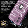 iPhone 12 Rugged Armor Hybird Silicone Back Cover Case Purple