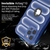 iPhone 14 Pro Rugged Armor Hybird Silicone Back Cover Case Blue