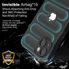 iPhone 13 Rugged Armor Hybird Silicone Back Cover Case Black