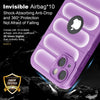 iPhone 15 Plus Rugged Armor Hybird Silicone Back Cover Case Purple