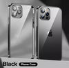 iPhone 12 Pro Max Crome Lens Transparent Camera Protection Case TPU Soft Back Cover