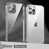 iPhone 12 Pro Crome Lens Transparent Camera Protection Case TPU Soft Back Cover
