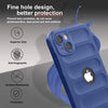 iPhone 14 Plus Rugged Armor Hybird Silicone Back Cover Case Blue
