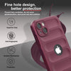 iPhone 15 Rugged Armor Hybird Silicone Back Cover Case Maroon