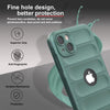 iPhone 14 Plus Rugged Armor Hybird Silicone Back Cover Case Green