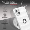 iPhone 14 Plus Rugged Armor Hybird Silicone Back Cover Case White
