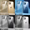 iPhone 13 Crome Lens Transparent Camera Protection Case TPU Soft Back Cover