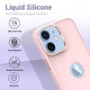 iPhone 12 Ultra Hybird Ring Silicone Matte Back Case Cover Anti-Shock Drop Protection (Sand Pink)