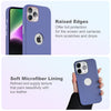 iPhone 13 Pro Max Original Leather Hybird Back Cover Case Lavender Grey