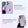 iPhone 14 Pro Original Leather Hybird Back Cover Case Elegant Purple