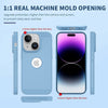 iPhone 15 Plus Heat Dissipation Grid Slim Back Cover Case Serria Blue