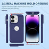 iPhone 12 Heat Dissipation Grid Slim Back Cover Case Blue