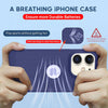 iPhone 12 Heat Dissipation Grid Slim Back Cover Case Lavender Grey