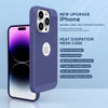 iPhone 14 Pro Max Heat Dissipation Grid Slim Back Cover Case Lavender Grey