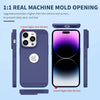 iPhone 15 Pro Heat Dissipation Grid Slim Back Cover Case Lavender Grey