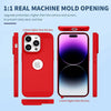 iPhone 15 Pro Max Heat Dissipation Grid Slim Back Cover Case Red