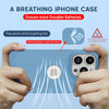 iPhone 12 Pro Max Heat Dissipation Grid Slim Back Cover Case Serria Blue