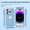iPhone 14 Pro Max Heat Dissipation Grid Slim Back Cover Case Serria Blue