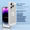 iPhone 15 Pro Max Heat Dissipation Grid Slim Back Cover Case White