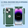 iPhone 15 Heat Dissipation Grid Slim Back Cover Case Green