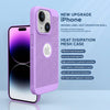 iPhone 15 Plus Heat Dissipation Grid Slim Back Cover Case Girlish Purple
