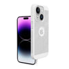 iPhone 15 Heat Dissipation Grid Slim Back Cover Case White