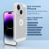 iPhone 15 Plus Heat Dissipation Grid Slim Back Cover Case White