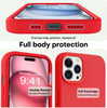 iPhone 14 Pro Original Silicone Logo Back Cover Case Red