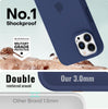 iPhone 14 Pro Original Silicone Logo Back Cover Case Midnight Blue