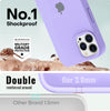 iPhone 14 Pro Liquid Silicone Microfiber Lining Soft Back Cover Case Elegant Purple