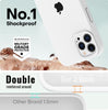 iPhone 14 Pro Liquid Silicone Microfiber Lining Soft Back Cover Case White