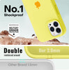 iPhone 14 Pro Max Liquid Silicone Microfiber Lining Soft Back Cover Case Yellow