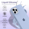 iPhone 15 Pro Max Original Silicone Logo Back Cover Case Sea Blue