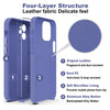 iPhone 14 Original Leather Hybird Back Cover Case Lavender Grey